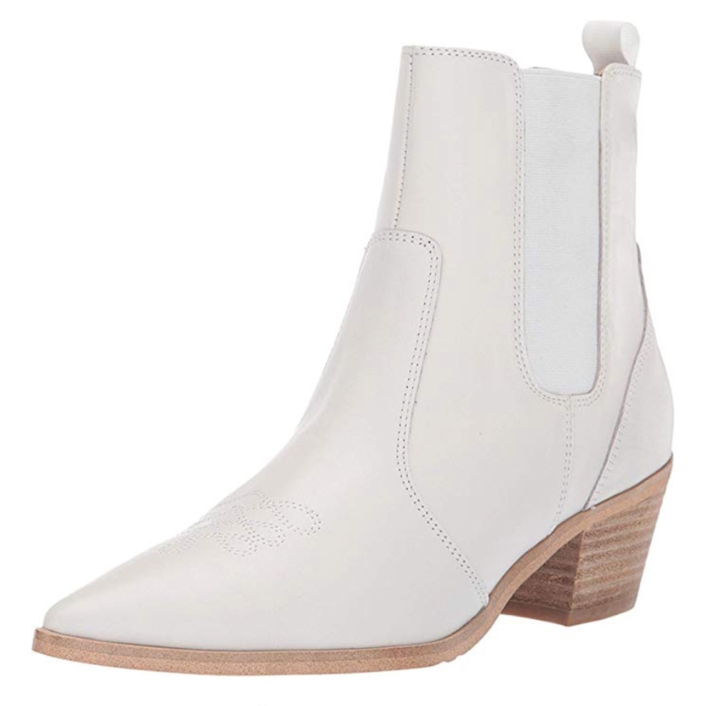 Tony Bianco Troi white ankle boots, sz 9 1/2 (SEE PHOTOS) - Picture 2 of 5